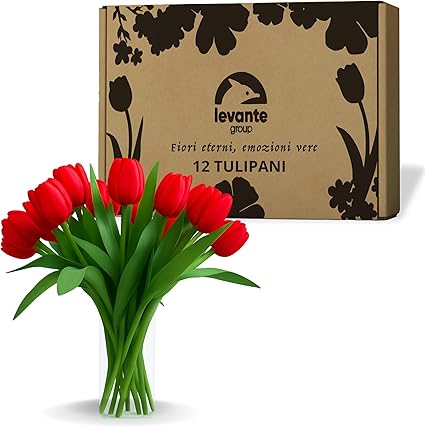 Tulipani Finti Realistici (Rosso)