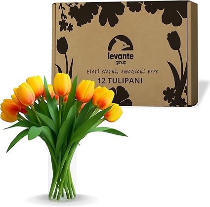 Tulipani Finti Realistici (Arancione)